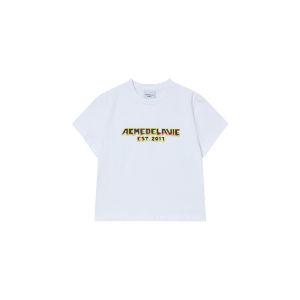 KIDS FLAME LOGO SHORT SLEEVE T-SHIRT WHITE