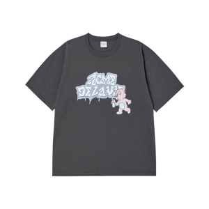 AC BEAR SPRAY SHORT SLEEVE T-SHIRT CHARCOAL
